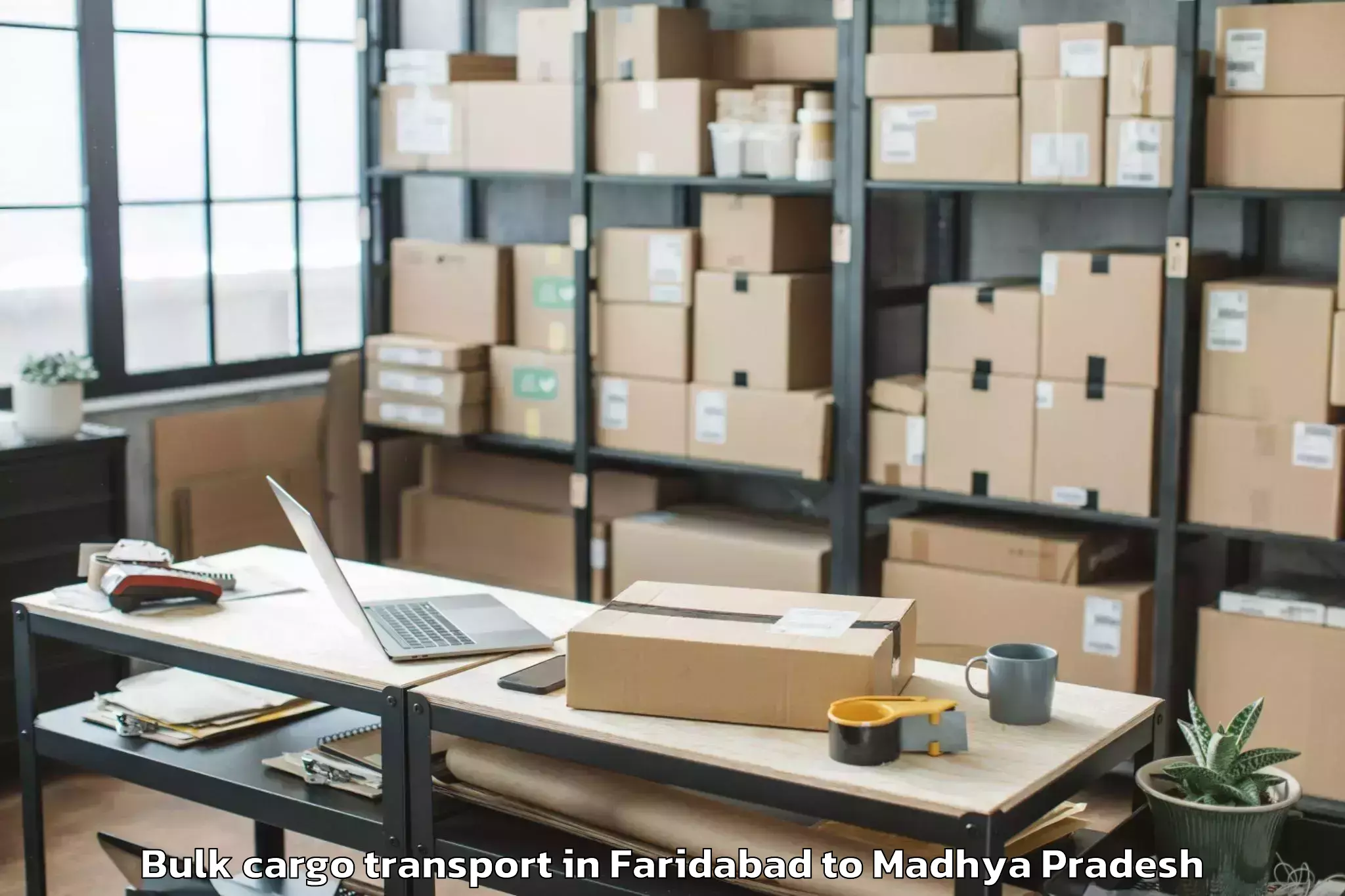 Top Faridabad to Sardarpur Bulk Cargo Transport Available